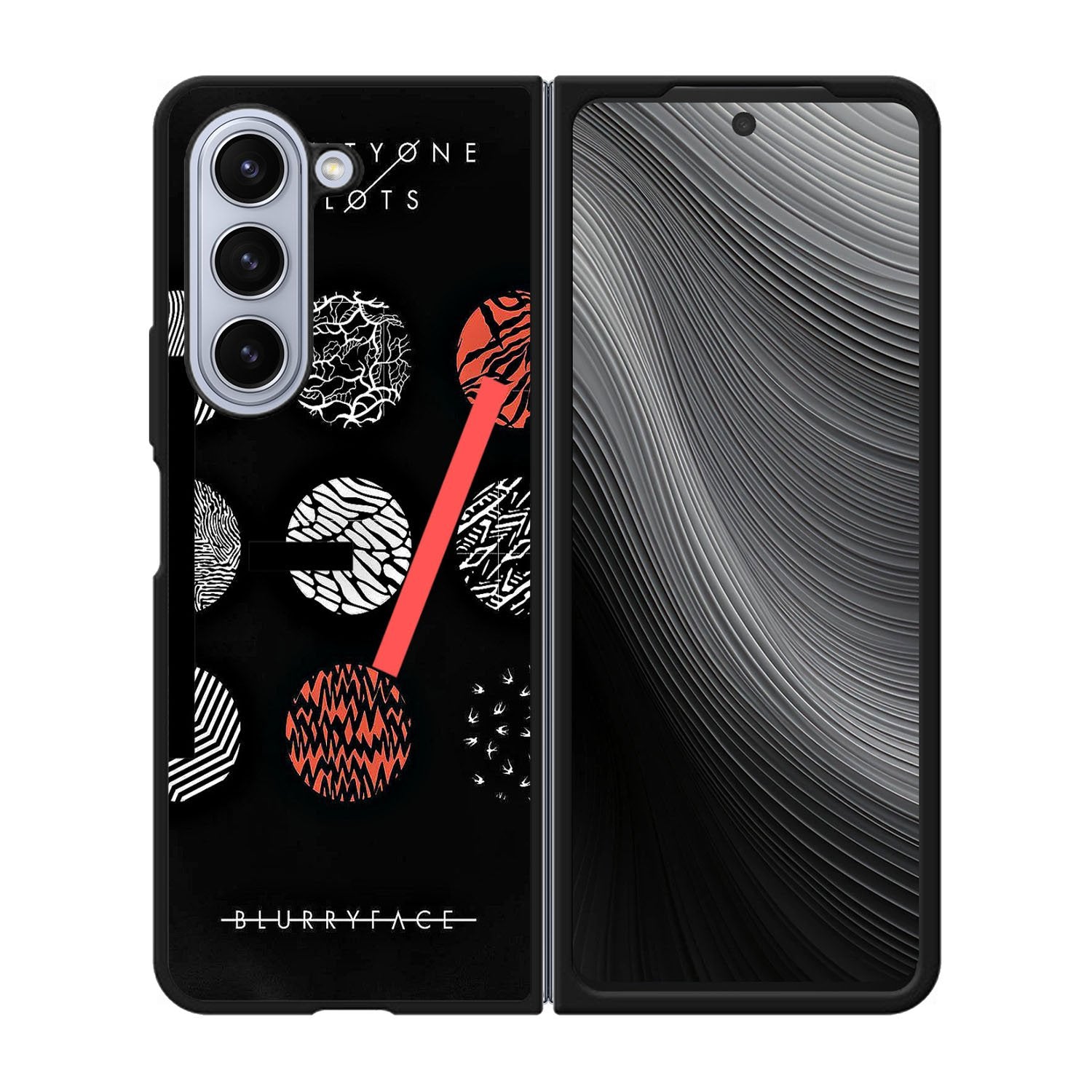 Twenty One Pilots Blurryface Case Samsung Galaxy z Fold 5 5G BC0234