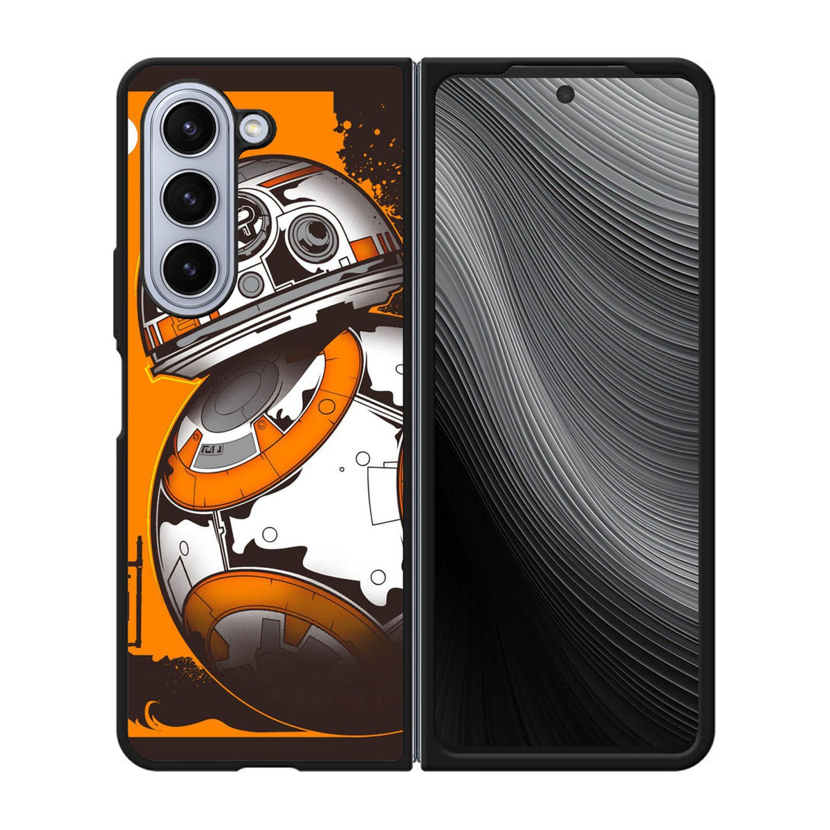 BB-8 Rolling Droid Minimalist Case Samsung Galaxy z Fold 5 5G BC0265
