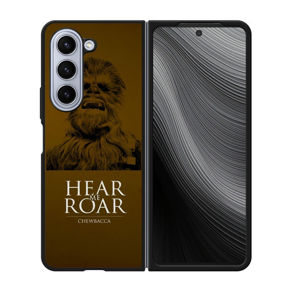 Chewbacca Wallpaper Case Samsung Galaxy z Fold 5 5G BC0266