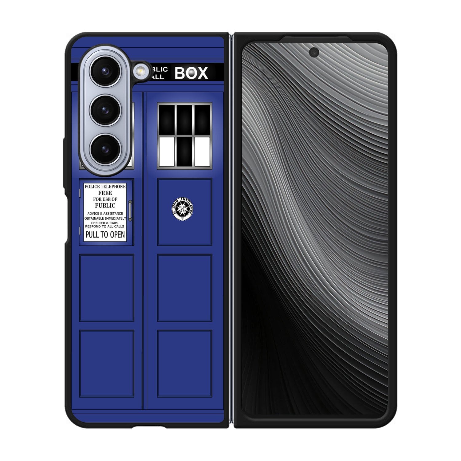 Doctor Who Tardis Case Samsung Galaxy z Fold 5 5G BC0268