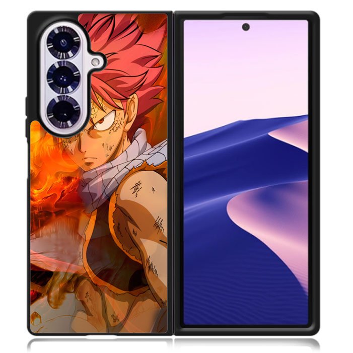 Fairy Tail Natsu Happy Samsung Galaxy Z Fold 7 5G Case BC0272