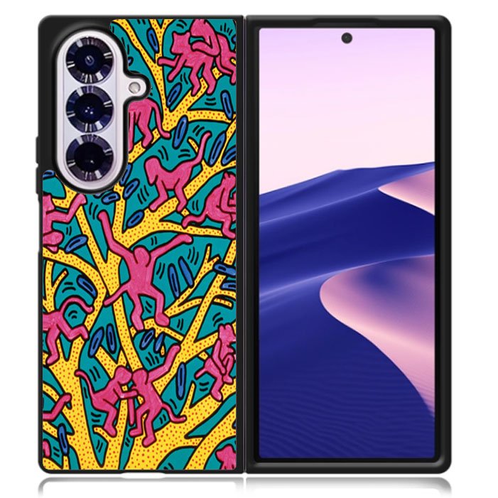 Keith Haring Samsung Galaxy Z Fold 7 5G Case BC0280