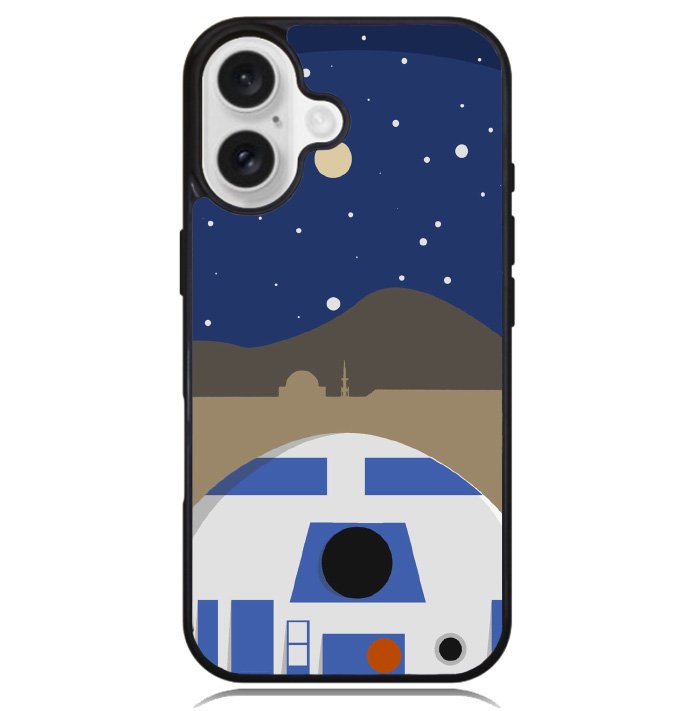 R2D2 Minimalist Case iPhone 16 BC0303