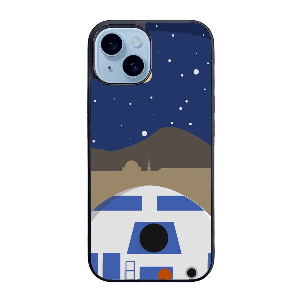 R2D2 Minimalist Case iPhone 15 Plus BC0303