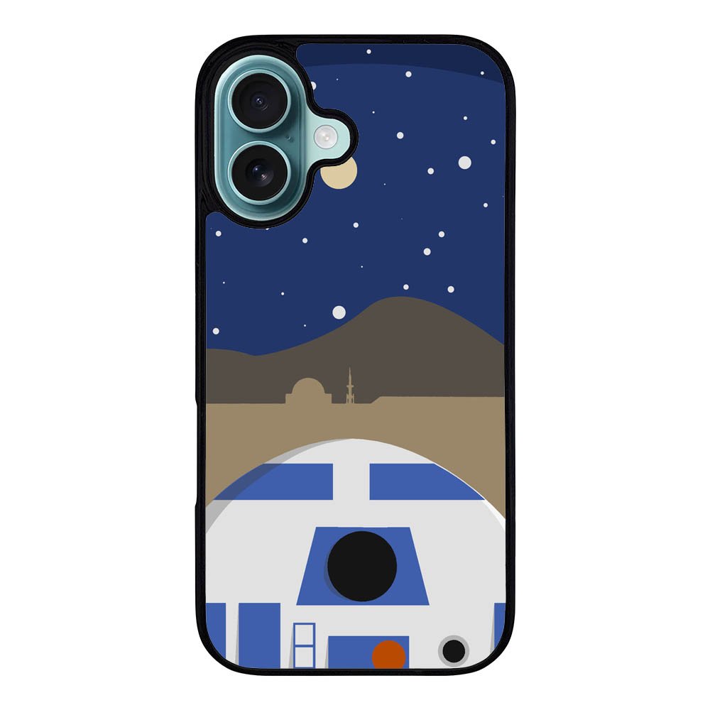R2D2 Minimalist Case iPhone 16 Plus BC0303