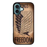 Recon Troops Attack on Titan Case iPhone 16 Plus BC0305