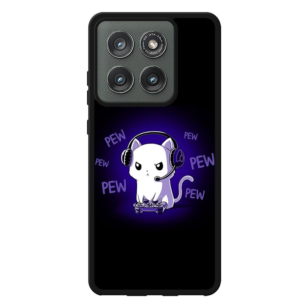 Pew Pew Kitty Case Motorola Moto Edge 2025 BC0301