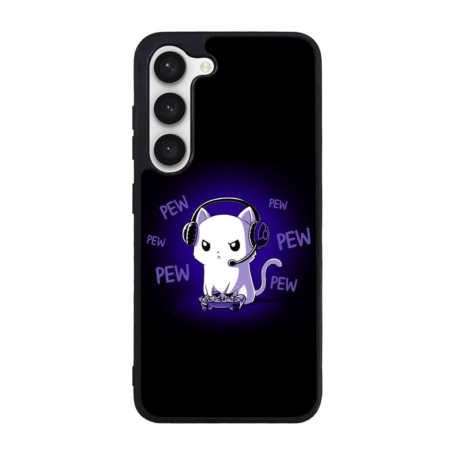 Pew Pew Kitty Case Samsung Galaxy S23 5G BC0301