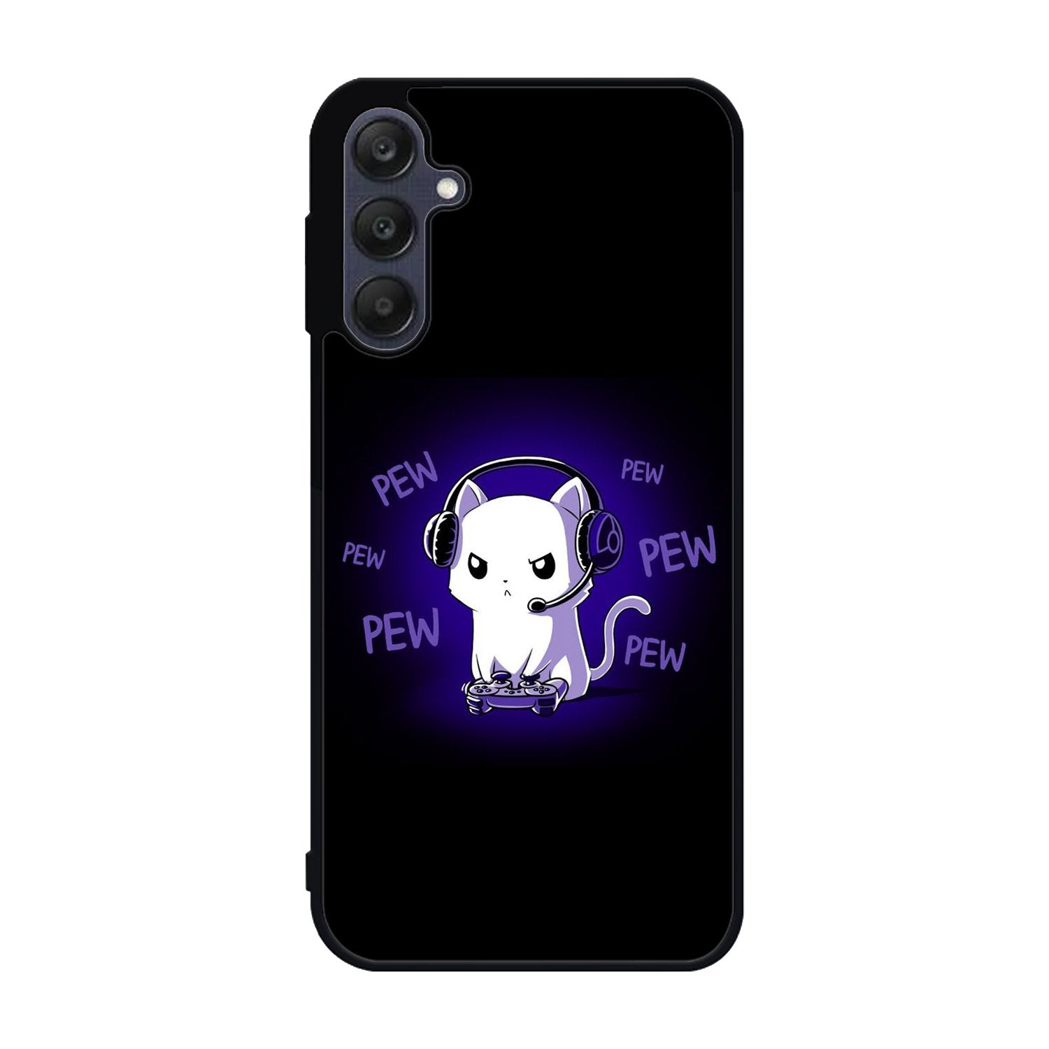 Pew Pew Kitty Samsung Galaxy A25 5G Case BC0301