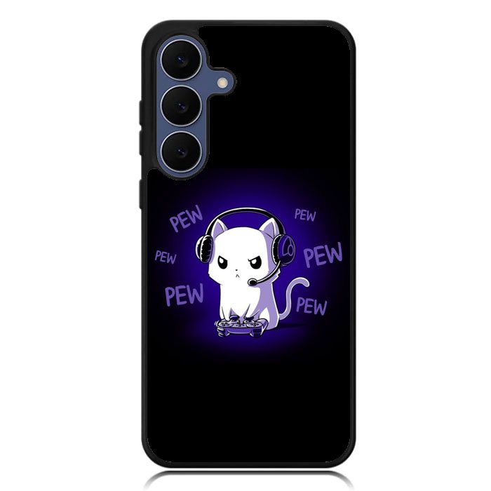 Pew Pew Kitty Samsung Galaxy S25 FE Case BC0301