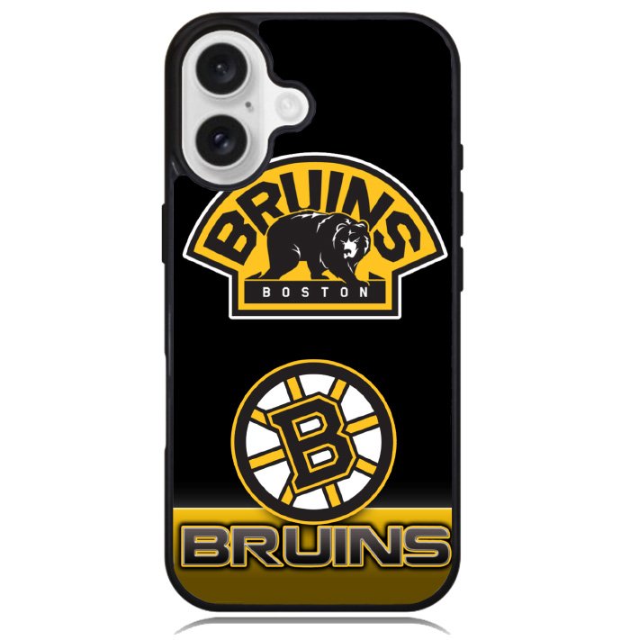 Boston Bruins Logo Case iPhone 16 BC0320