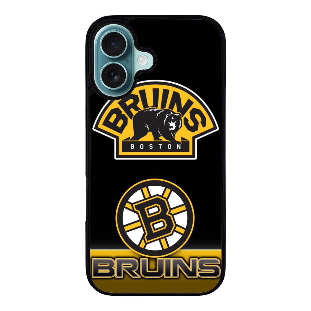 Boston Bruins Logo Case iPhone 16 Plus BC0320
