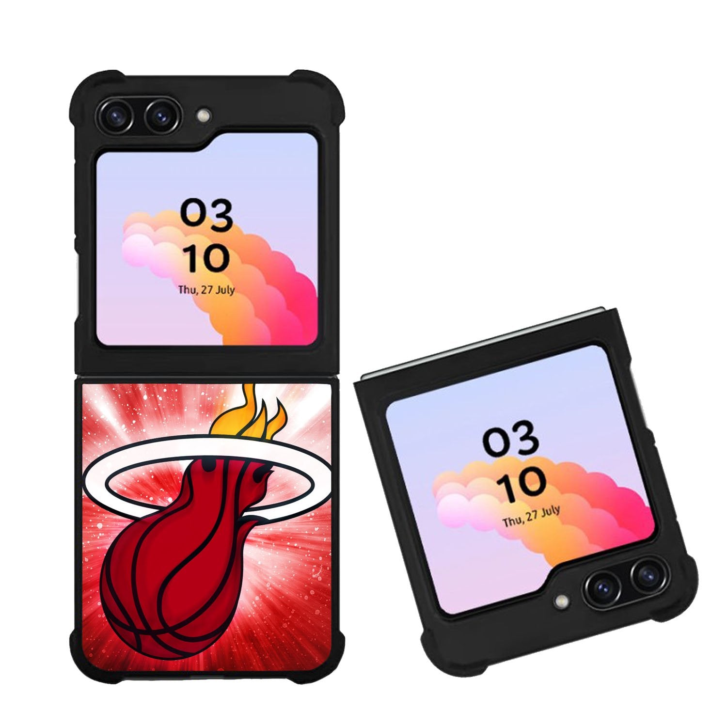 Miami Heat Wallpapers Case Samsung Galaxy Z Flip 5 5G BC0336