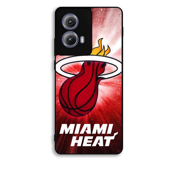 Miami Heat Wallpapers Motorola Moto Edge 2024 Case BC0336