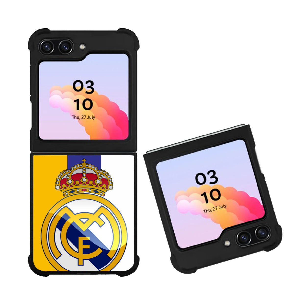 Real Madrid Logo Case Samsung Galaxy Z Flip 5 5G BC0345