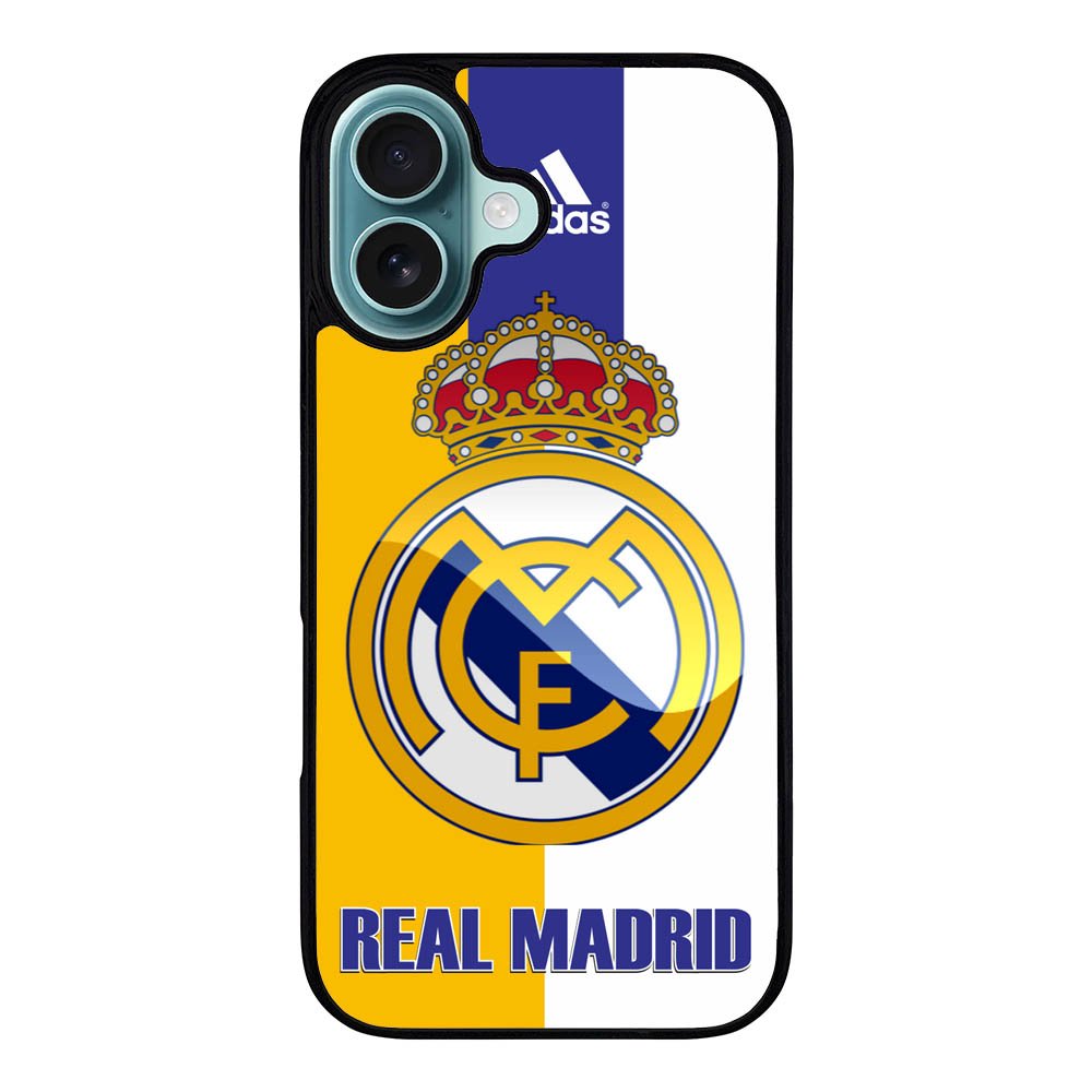 Real Madrid Logo Case iPhone 16 Plus BC0345