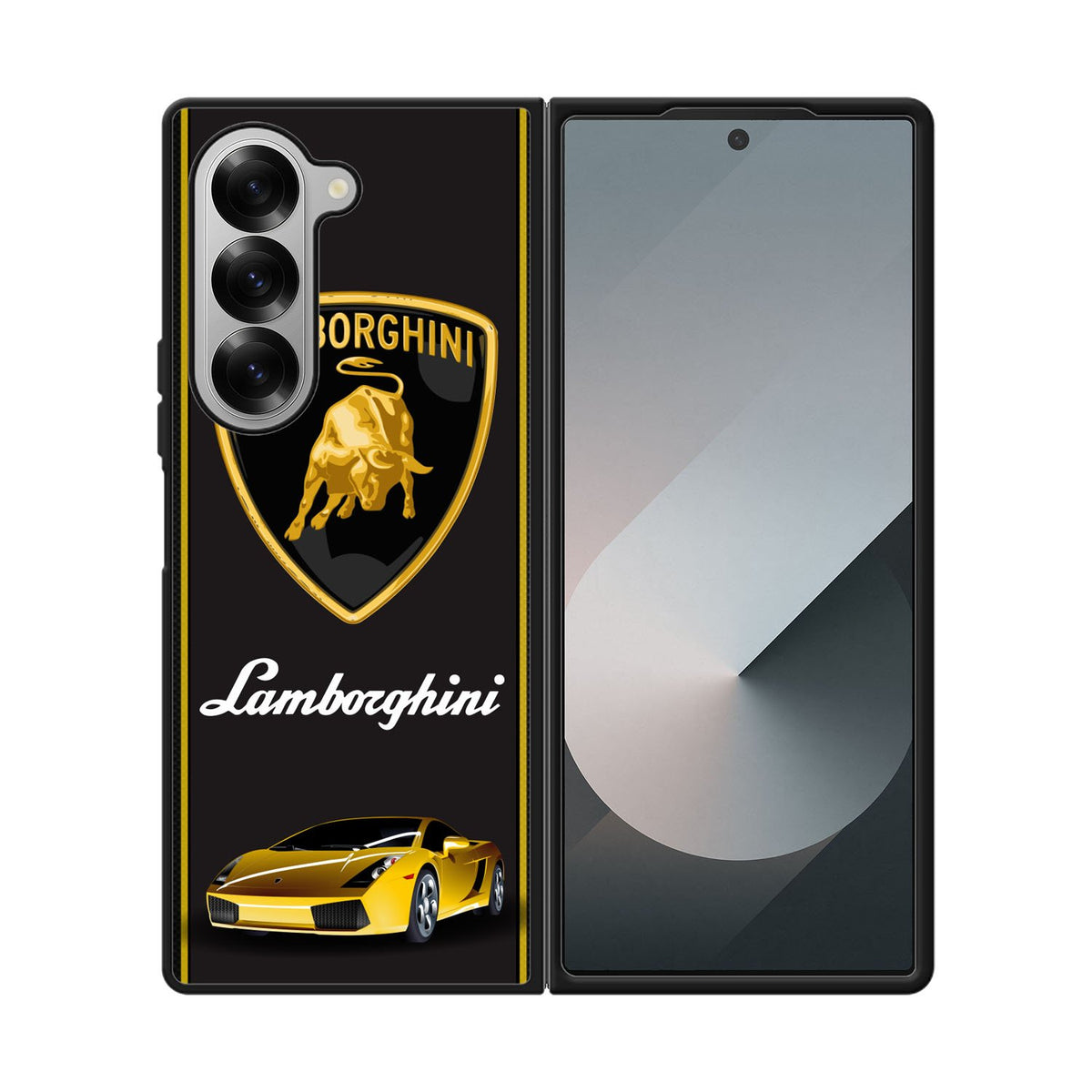 Lamborghini Logo Walpaper Case Samsung Galaxy Z Fold 6 5G BC0335