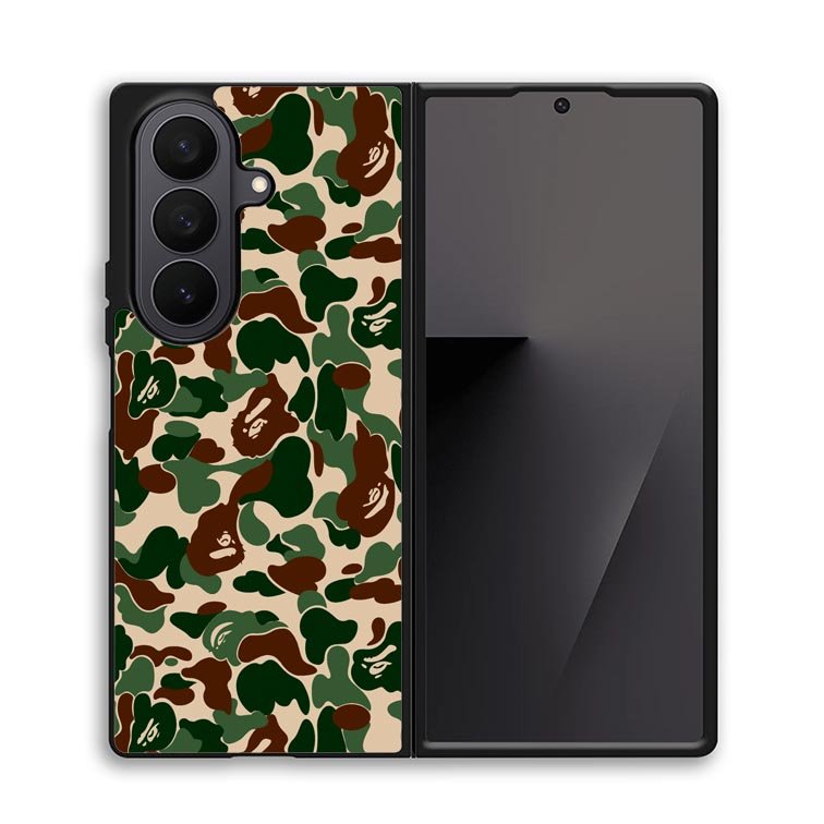 Bathing Ape camo X4908 Samsung Galaxy Z Fold 7 Case