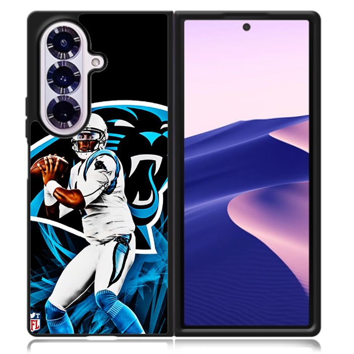 Cam Newton Panthers Samsung Galaxy Z Fold 7 5G Case BC0355