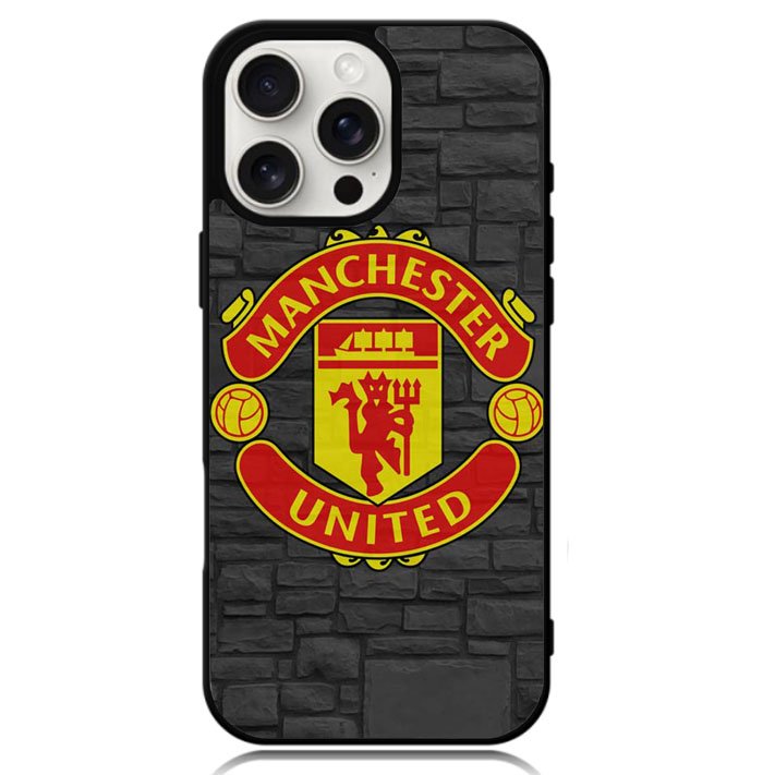 manchester united fc logo Case iPhone 16 Pro BC0378