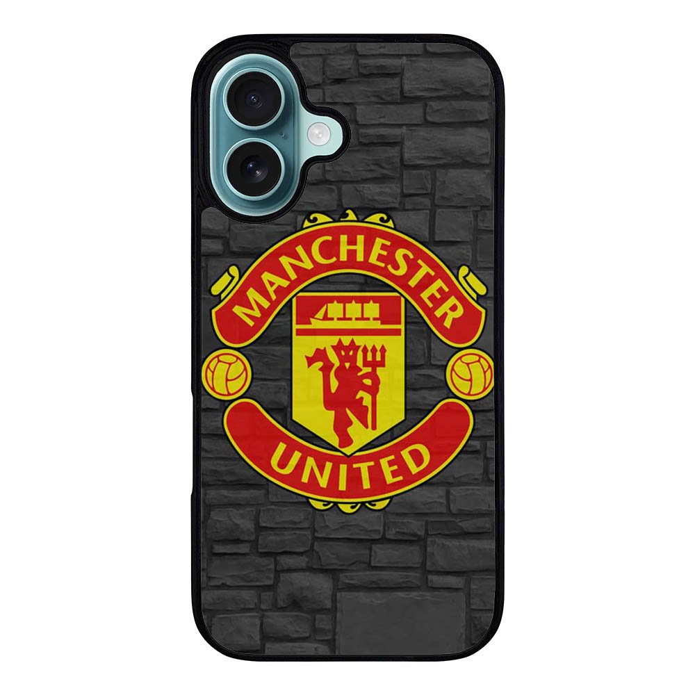manchester united fc logo Case iPhone 16 Plus BC0378