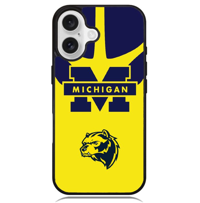 Michigan Wolverines Logo Case iPhone 16 BC0380