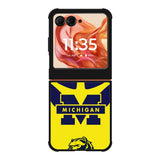Michigan Wolverines Logo Motorola Moto Razr 2025/2024 , Moto Razr 60/50 Case BC0380