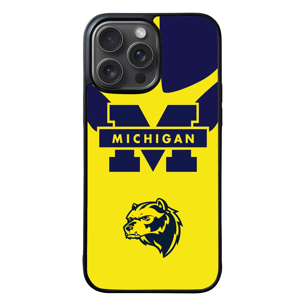 Michigan Wolverines Logo Case iPhone 15 Pro BC0380