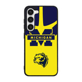 Michigan Wolverines Logo Case Samsung Galaxy S25 Plus 5G BC0380
