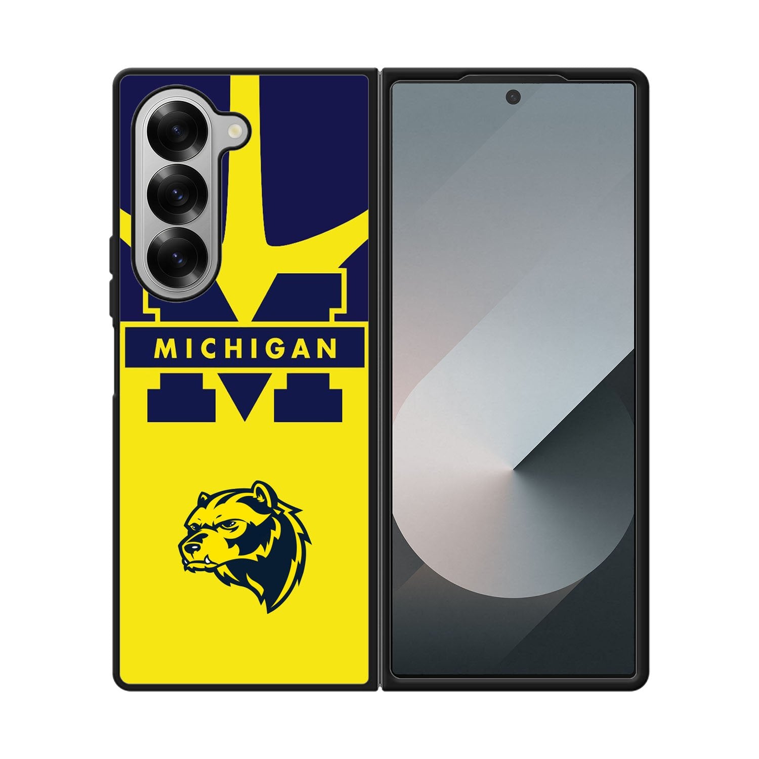 Michigan Wolverines Logo Case Samsung Galaxy Z Fold 6 5G BC0380