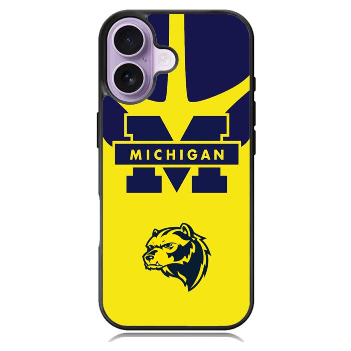 Michigan Wolverines Logo iPhone 17 Case BC0380