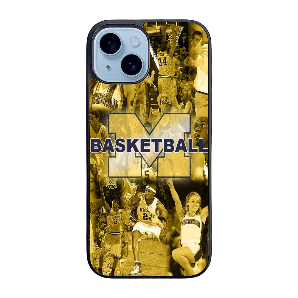 Michigan Wolverines Case iPhone 15 Plus BC0382