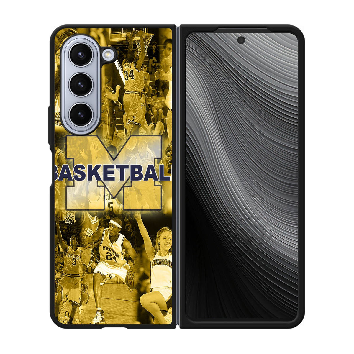 Michigan Wolverines Case Samsung Galaxy z Fold 5 5G BC0382