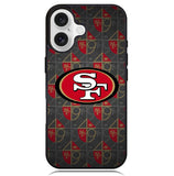 San Francisco 49ers Logo Case iPhone 16 BC0397