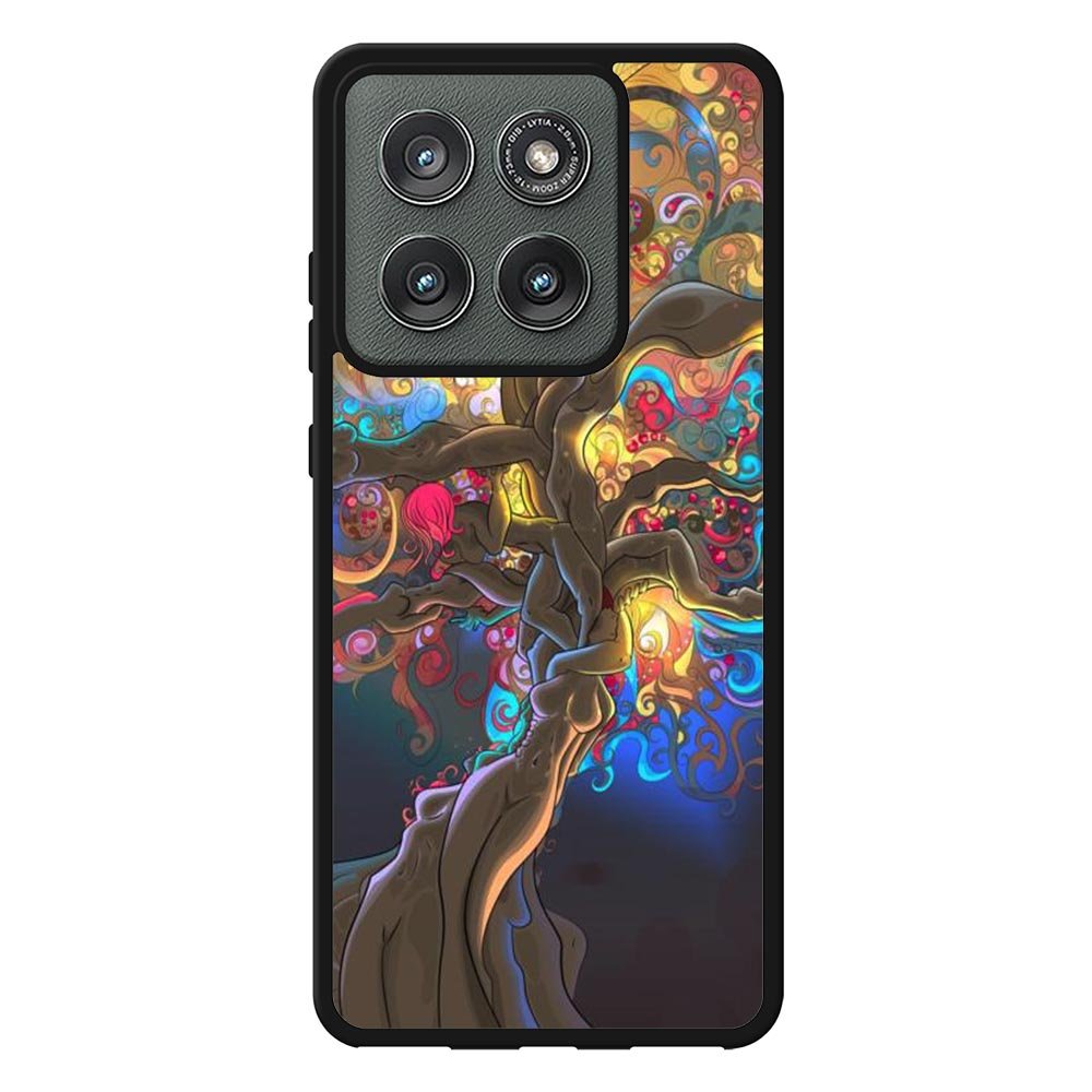 Artistic Psychedelic Womens Tree Case Motorola Moto Edge 2025 BC0350
