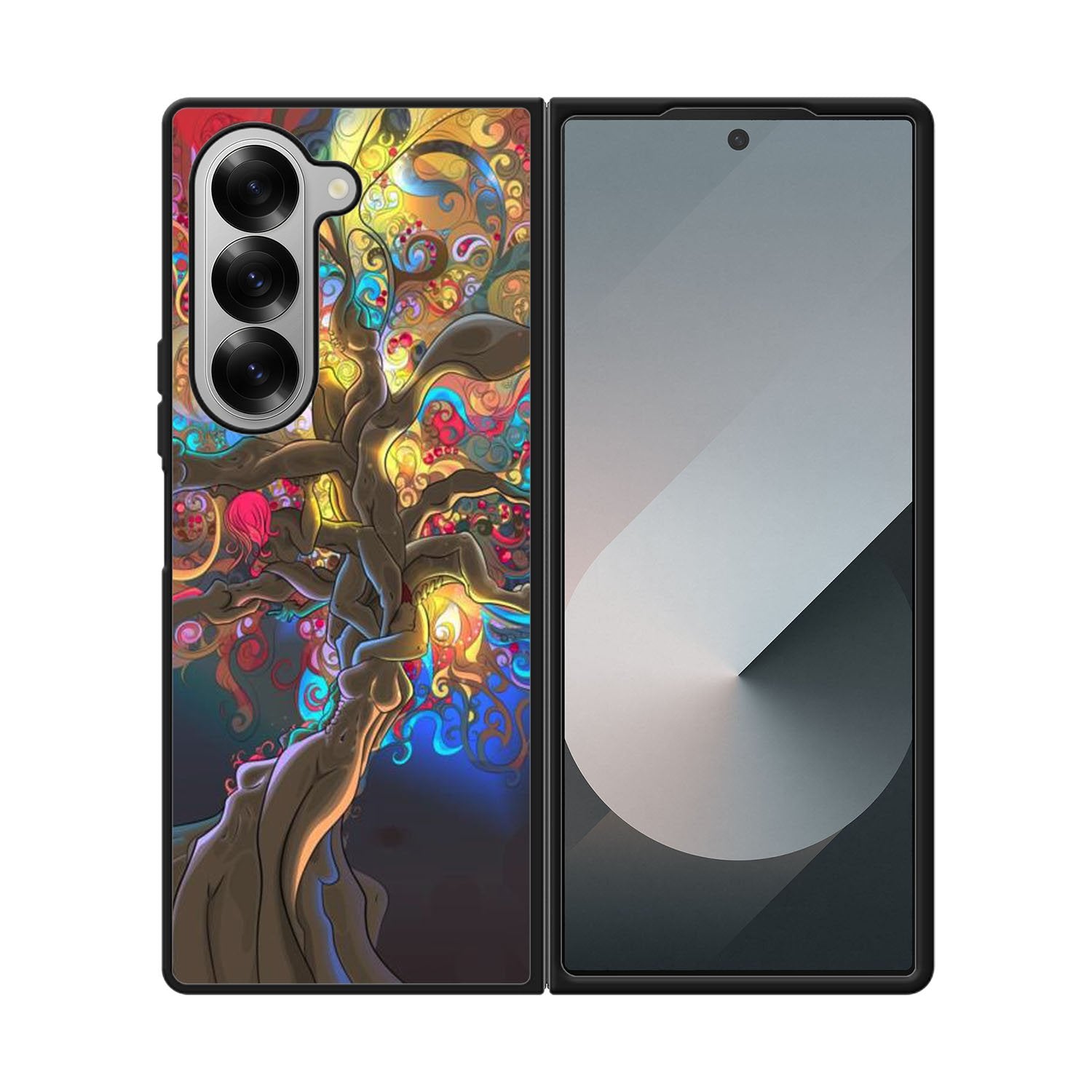 Artistic Psychedelic Womens Tree Case Samsung Galaxy Z Fold 6 5G BC0350