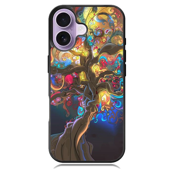 Artistic Psychedelic Womens Tree iPhone 17 Case BC0350