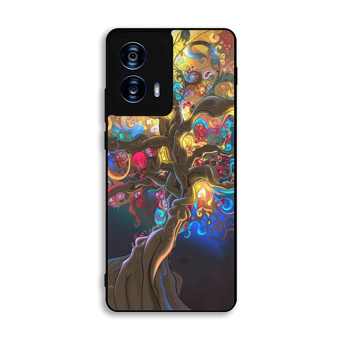 Artistic Psychedelic Womens Tree Motorola Moto G Power 5G 2024 Case BC0350