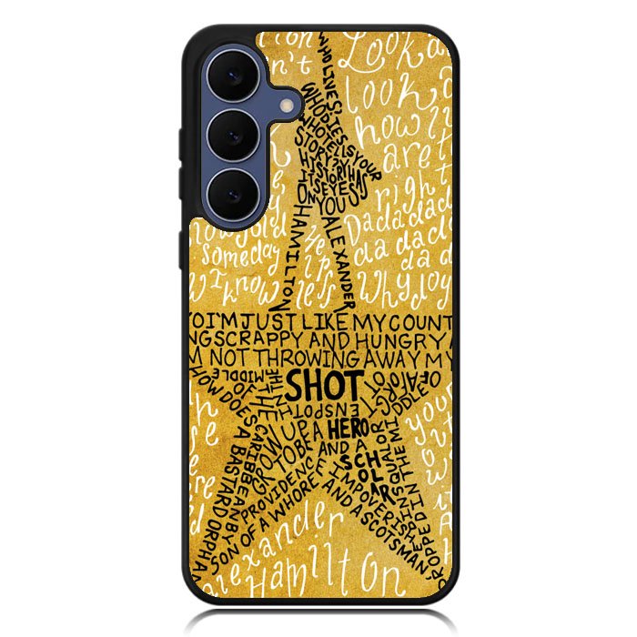 Hamilton Musical Lyrics X4979 Samsung Galaxy S25 FE Case