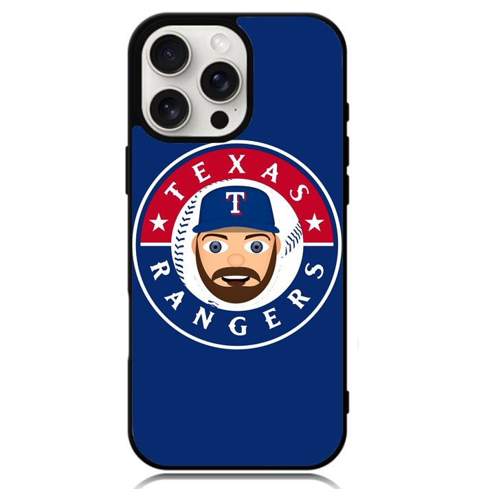 Texas Rangers Logo Case iPhone 16 Pro BC0402