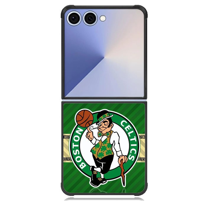 Boston Celtics logo Samsung Galaxy Z Flip 7 Case BC0353