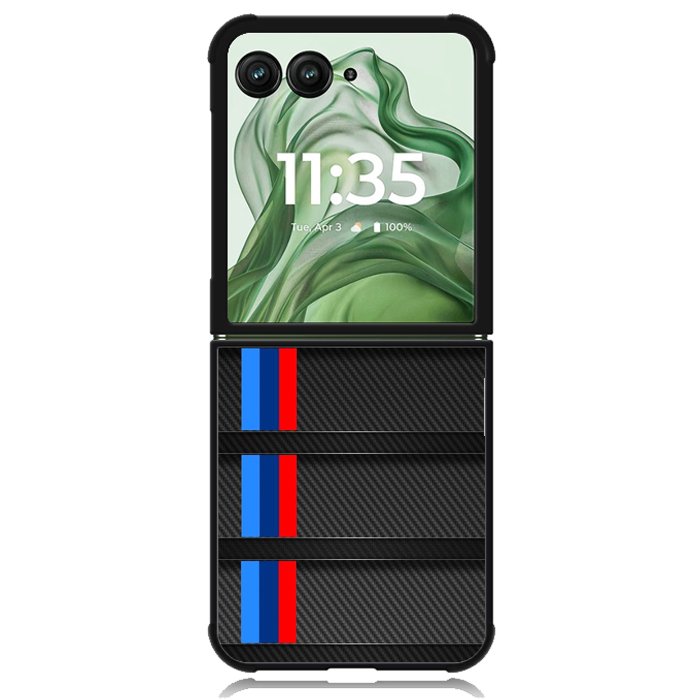 Carbon Bmw M X5028 Motorola Moto Razr+ Plus 2024/2025 Case, Motorola Razr 50 Ultra/50s Ultra Case