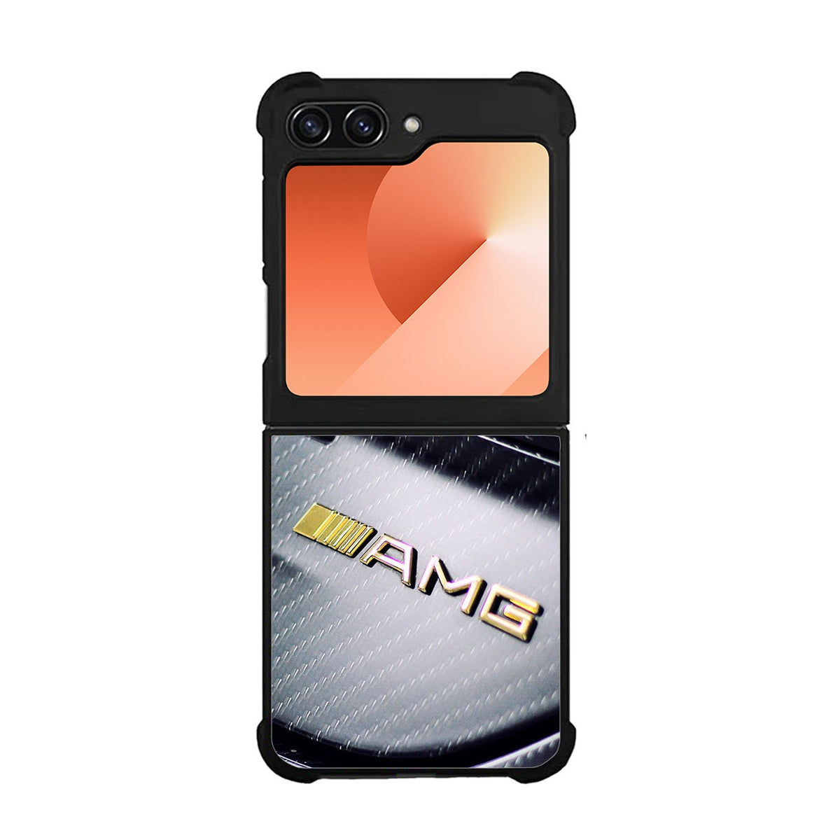 Mercedes AMG Gold Logo Case Samsung Galaxy Z Flip 6 5G BC0462