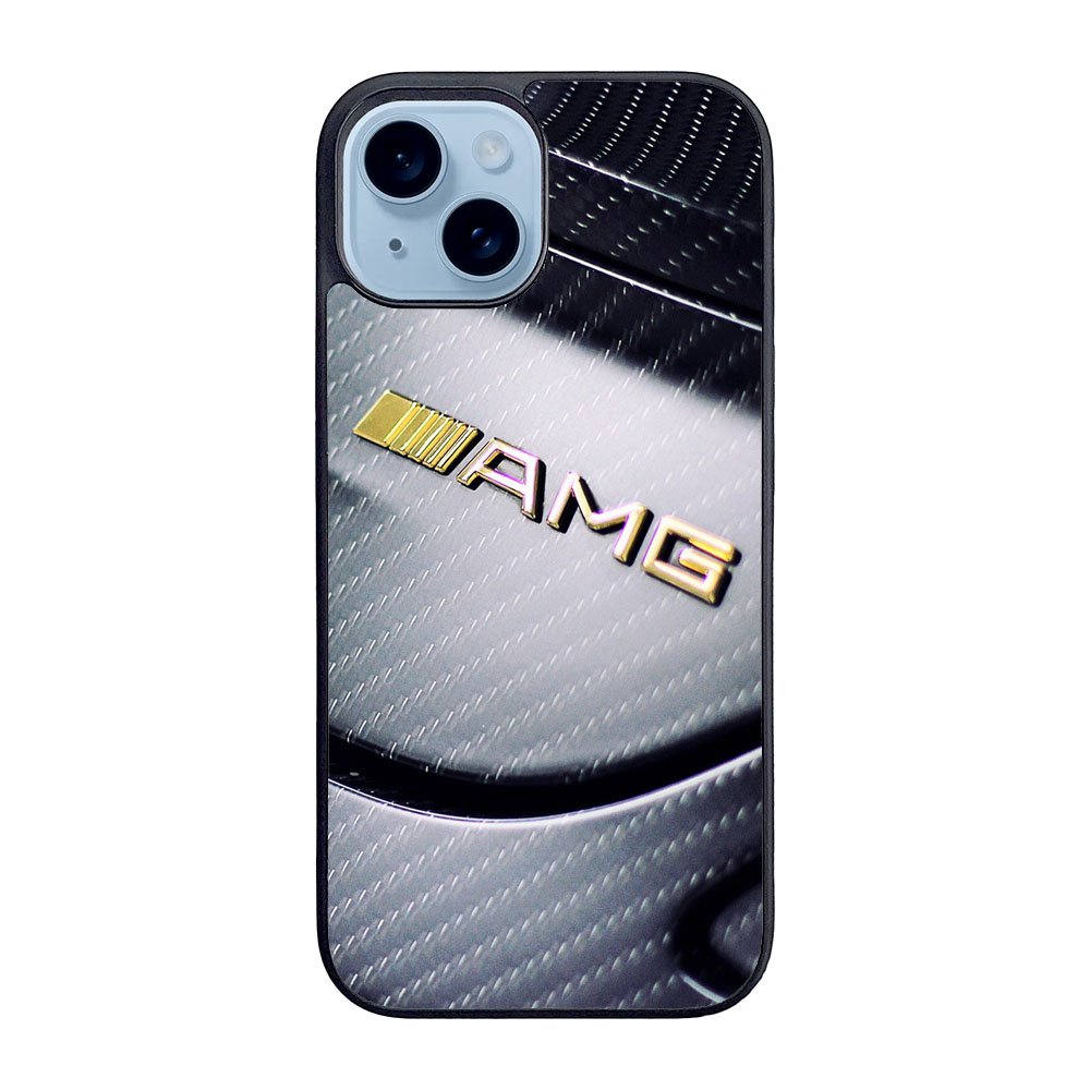 Mercedes AMG Gold Logo Case iPhone 15 BC0462