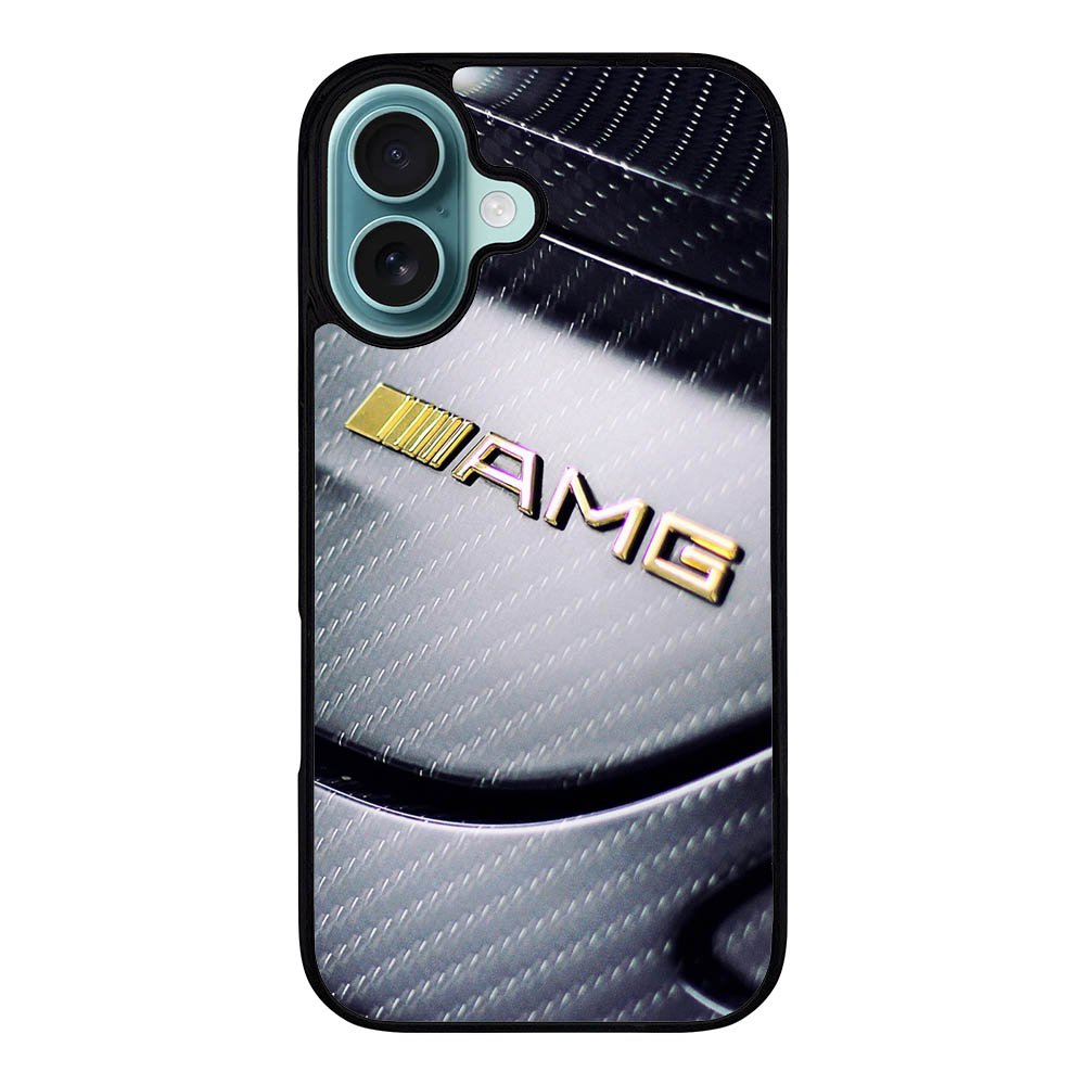 Mercedes AMG Gold Logo Case iPhone 16 Plus BC0462