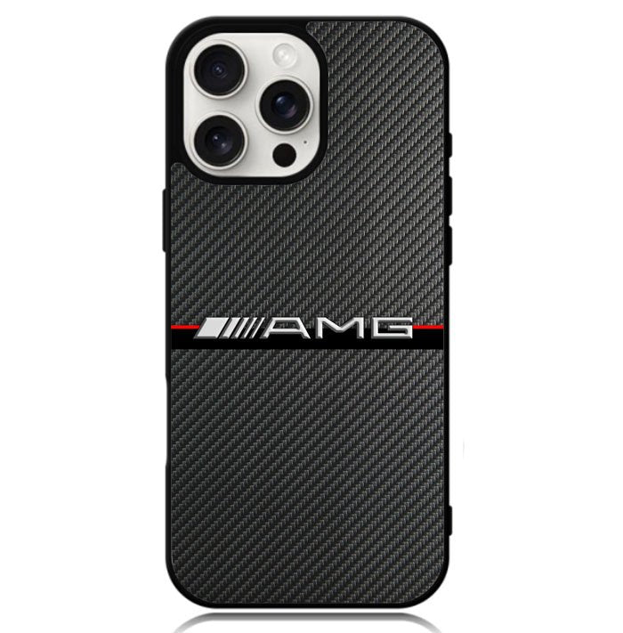 Mercedes Benz AMG Carbon Fiber Case iPhone 16 Pro Max BC0463