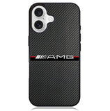 Mercedes Benz AMG Carbon Fiber Case iPhone 16 BC0463