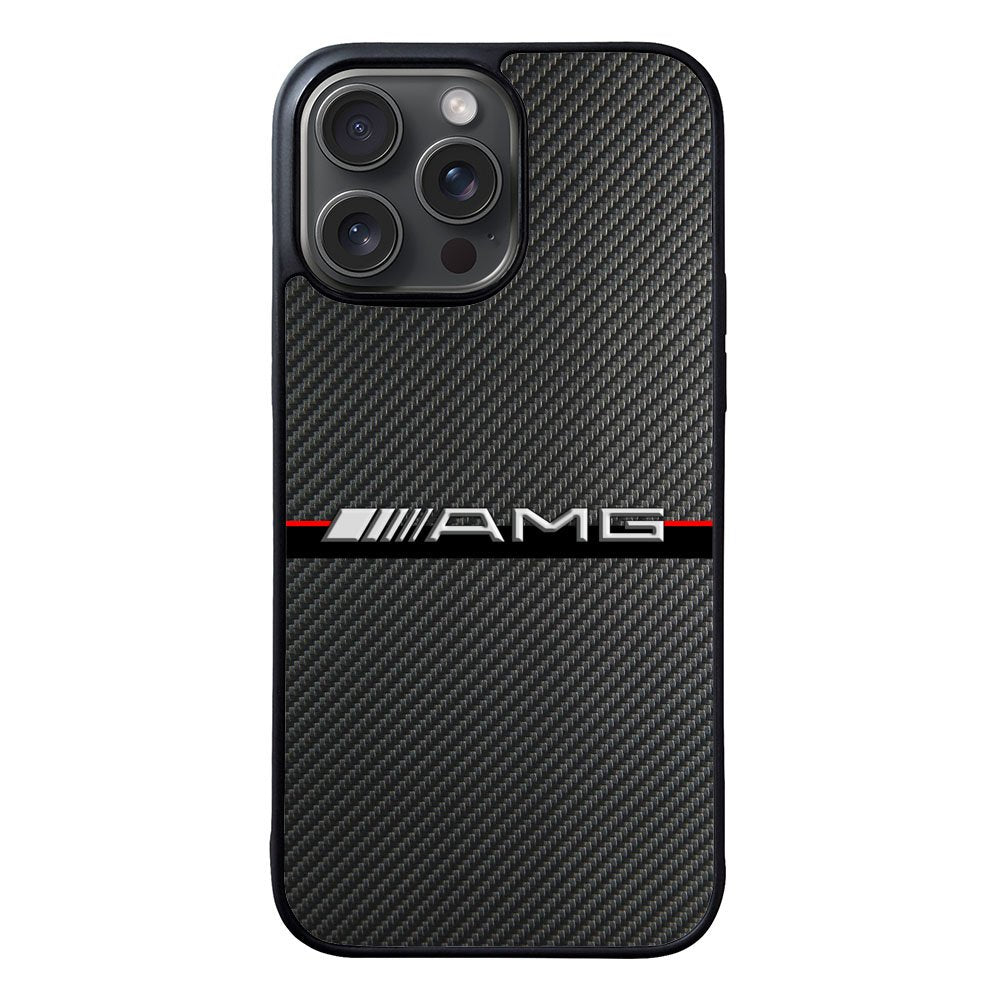 Mercedes Benz AMG Carbon Fiber Case iPhone 15 Pro BC0463