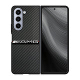 Mercedes Benz AMG Carbon Fiber Case Samsung Galaxy z Fold 5 5G BC0463