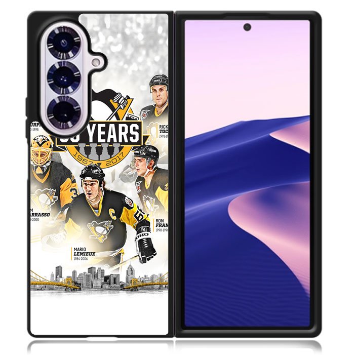 pittsburgh penguins anniversary Samsung Galaxy Z Fold 7 5G Case BC0391